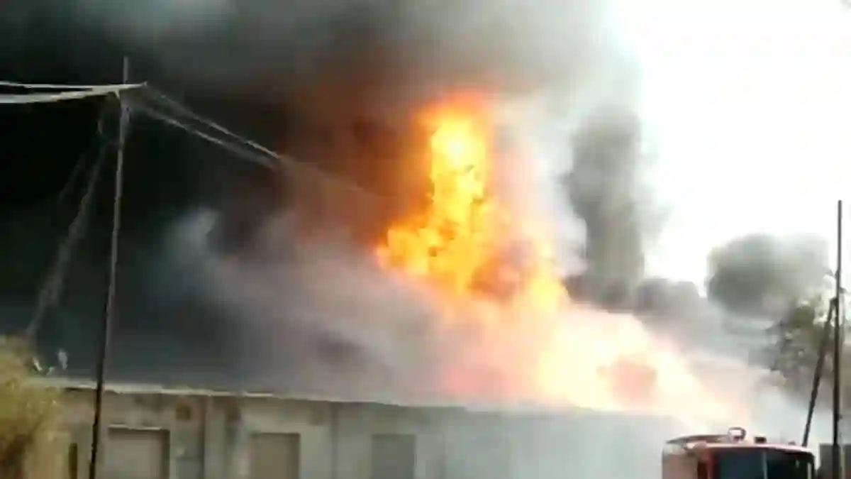 Fire broke out in a firecracker factory in Dehradun